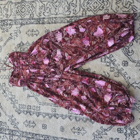 Free People Iris Cotton Halter Jumpsuit - Picture 3 of 5